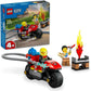 LEGO City Fire Rescue Motorcycle, Motorbike Toy Playset 60410