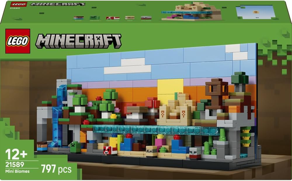 LEGO: Minecraft Mini Biomes Gaming Art Building Set (21589) - Marah Kids