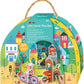 Avenir - Little Hands Play Box - Animal Town Multicolour | 3D puzzle and laces to create an awesome bunny town | Ideal ages 3+ - Marah Kids