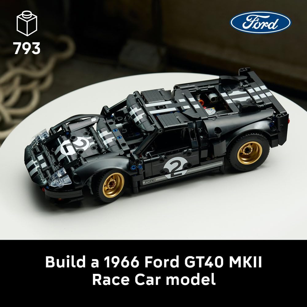 LEGO: Technic - 1966Ford GT40 MKII Race Car for Adults (42223) - Marah Kids