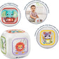 Vtech Baby Sensory Sounds Musical Cube – Interactive Baby Toy with Nursery Rhymes, Classical Tunes & Textured Manipulatives | Teaches Animals & Instruments | For Ages 3–18 Months+ - Marah Kids