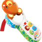 Vtech - Peek - A - Boo Musical Phone - Multicolour | Colourful phone features 4 press buttons introducing feelings, numbers, colours, and first words.| suitable ages 3+ up - Marah Kids