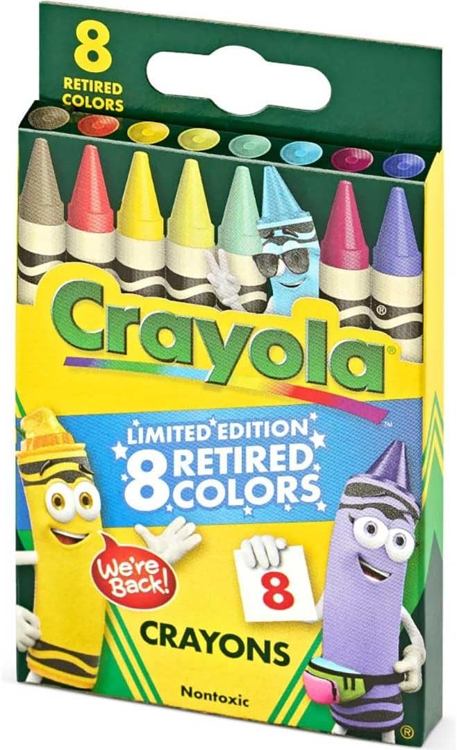 Crayola Crayons Limited Edition With 8 Retired Colors