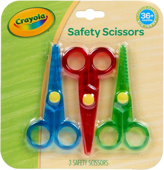 Crayola My First Crayola Safety Scissors, 3 Count - Marah Kids