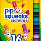 Crayola 16 ct. Washable Pip - Squeaks Skinnies Markers - Marah Kids