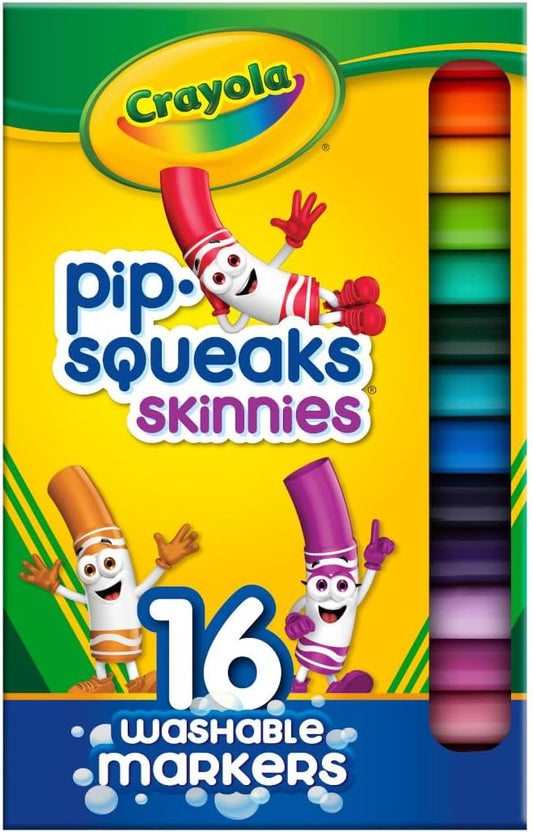 Crayola 16 ct. Washable Pip - Squeaks Skinnies Markers - Marah Kids