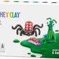 HEY CLAY - DIY Bugs: Spider, Mantis, Caterpillar Plastic Creative Modelling Air - Dry Clay For Kids 6 Cans - Marah Kids