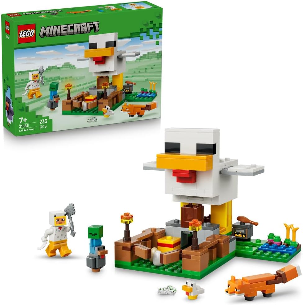 LEGO: Minecraft Chicken Farm - Gaming Building Toy (21585) - Marah Kids