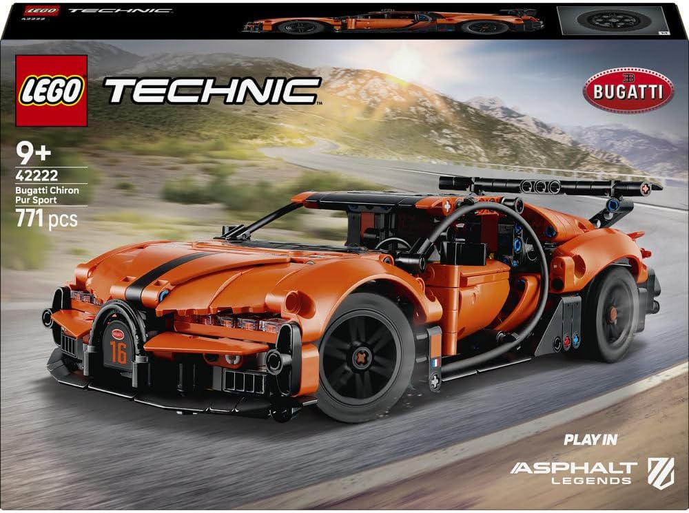 LEGO: Technic - Bugatti Chiron Pur Sport Hypercar (42222) - Marah Kids