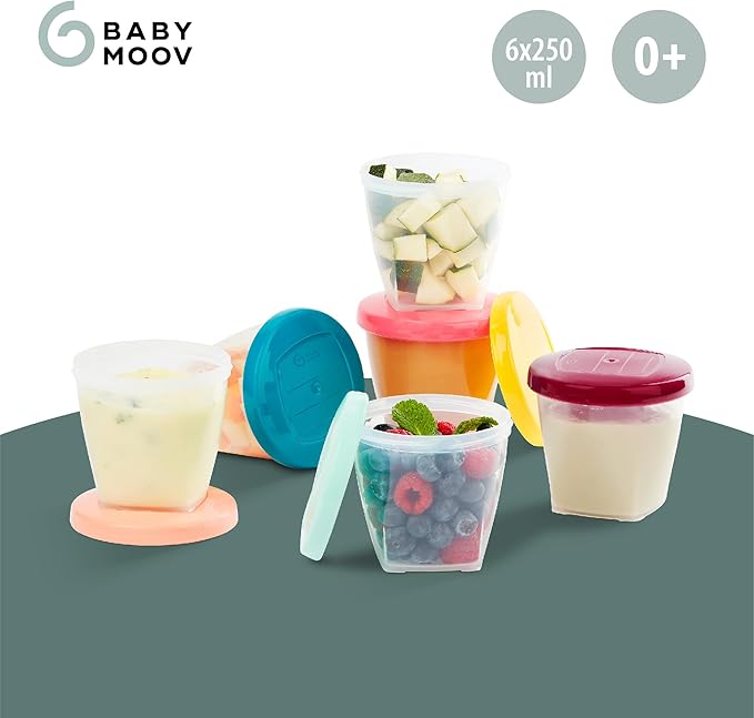 Babymoov Babybols 250Ml X6 | Airtight Food Storage, 0+ - Marah Kids