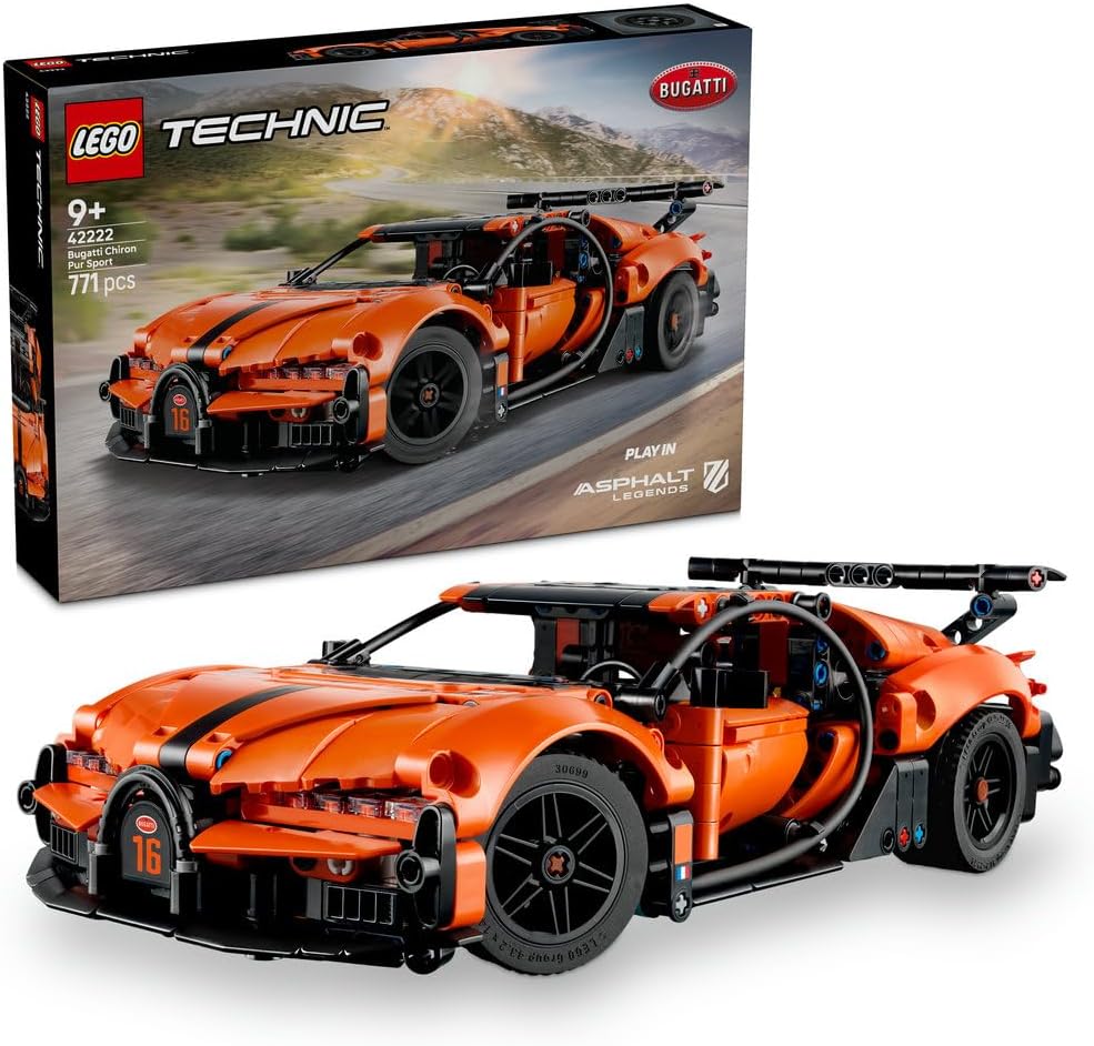 LEGO: Technic - Bugatti Chiron Pur Sport Hypercar (42222) - Marah Kids