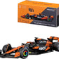 Bburago 1:43 Formula (with helmet & plastic stand) - McLaren Team MCL38 (Miami GP) (2024)