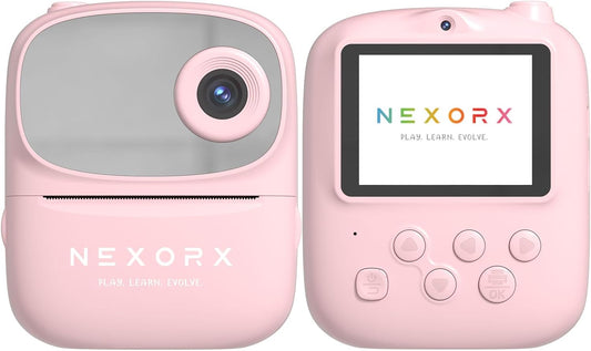 NEXORX Kids Click & Play Instant Print Camera – Pink - Marah Kids