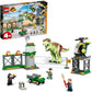 LEGO 76944 Jurassic World T. rex Dinosaur Breakout with Airport, Helicopter and Buggy Car