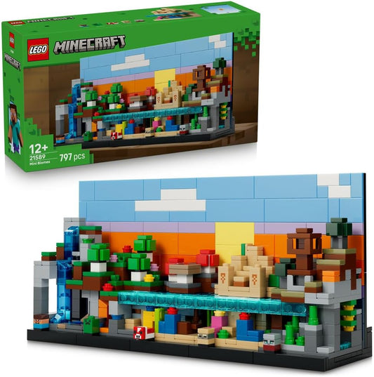 LEGO: Minecraft Mini Biomes Gaming Art Building Set (21589) - Marah Kids