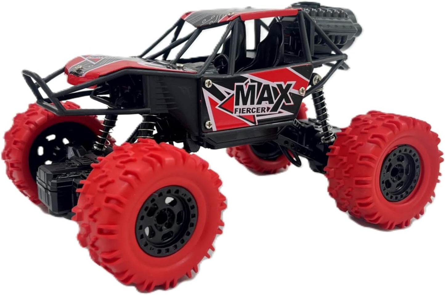D - Power 1:20 4WD 27Mhz Spray Climb Car Remote - Control Four - Wheel High - Speed – Red | Ages 6+ up - Marah Kids
