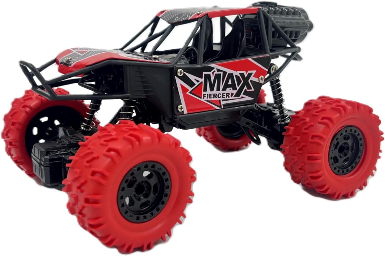 D - Power 1:20 4WD 27Mhz Spray Climb Car Remote - Control Four - Wheel High - Speed – Red | Ages 6+ up - Marah Kids
