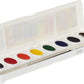 Crayola - 8 Semi - moist Oval Watercolor Pans, 1 Taklon Brush - Marah Kids