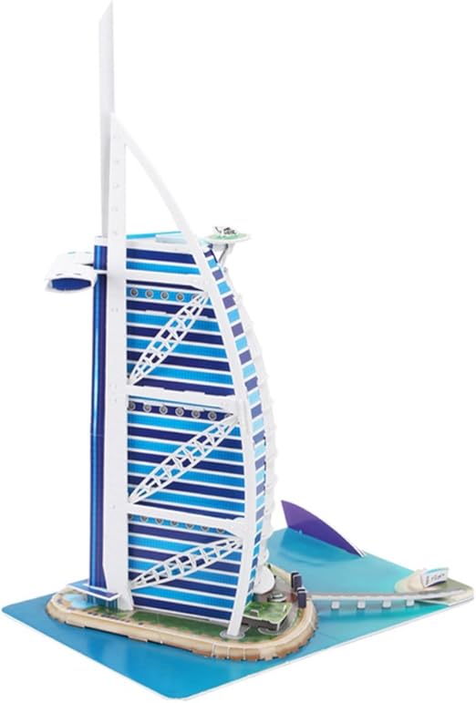 CUBIC FUN 3D PUZZLE BURJ AL ARAB 101PC UAE - Marah Kids