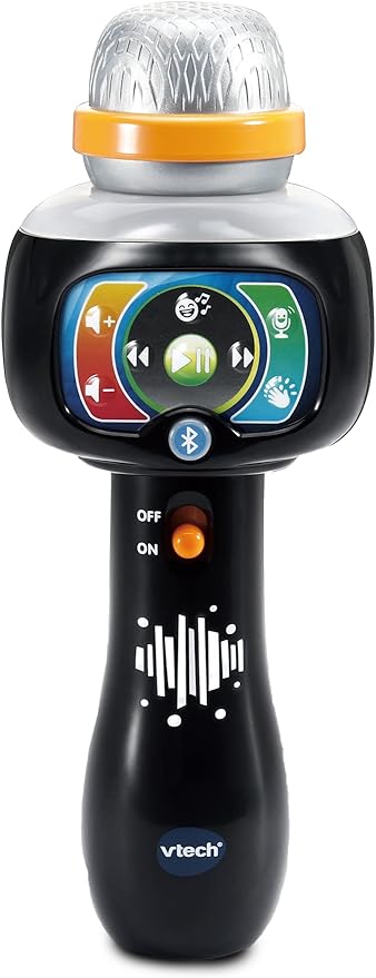 Vtech - SINGING SOUNDS MICROPHONE - Multicolour | 15 built - in sing - along songs on the Singing Sounds Microphone | Suitable ages 2 + up - Marah Kids