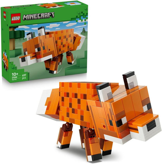 LEGO: Minecraft The Fox Gaming Decoration Toy Gift (21588) - Marah Kids