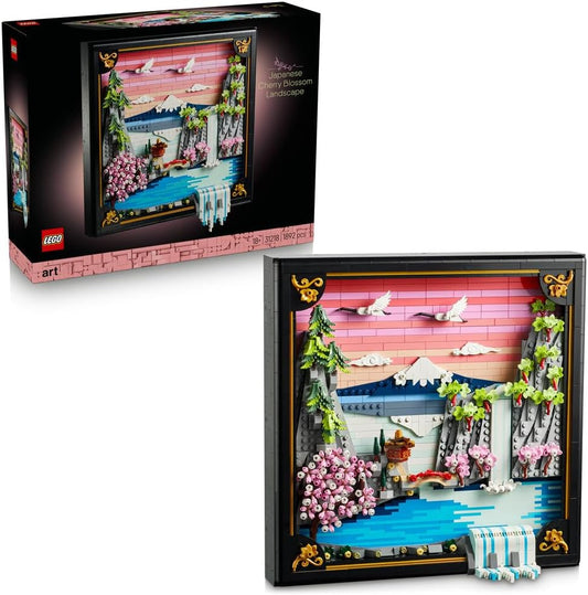 LEGO: Art Japanese Cherry Blossom Landscape 3D Wall Art (31218) - Marah Kids