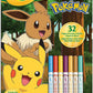 Crayola - Pokemon Activities Coloring Book | 32 Pages with 7 Markers Included - Featuring All Your Favorite Pokemon Characters - Creative Fun at Home and On - the - Go | Ages 3+ - Marah Kids