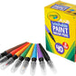 Crayola – Washable Paint Brush Pens | Easy to Remove Paints, 8 Colors, Pack of 40 | 5+ Yrs - Marah Kids