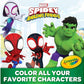 Crayola 18 Giant Coloring Pages Spidey & His Amazing Friends