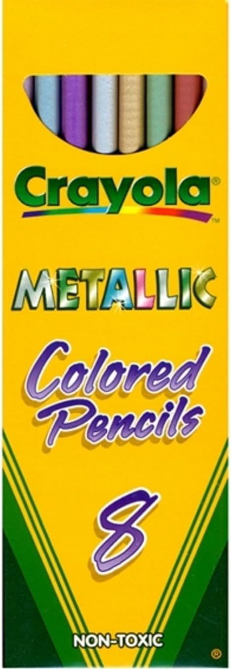 Crayola 8 ct. Metallic Colored Pencils - Marah Kids