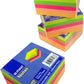 Maxi Sticky Notes 75X75Mm 5X80 Asst Neon Col 400Sh - Marah Kids