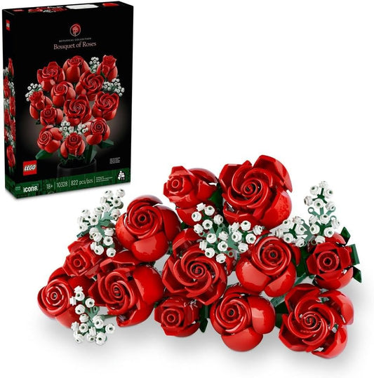 LEGO Icons Bouquet of Roses 10328 Building Blocks - Marah Kids