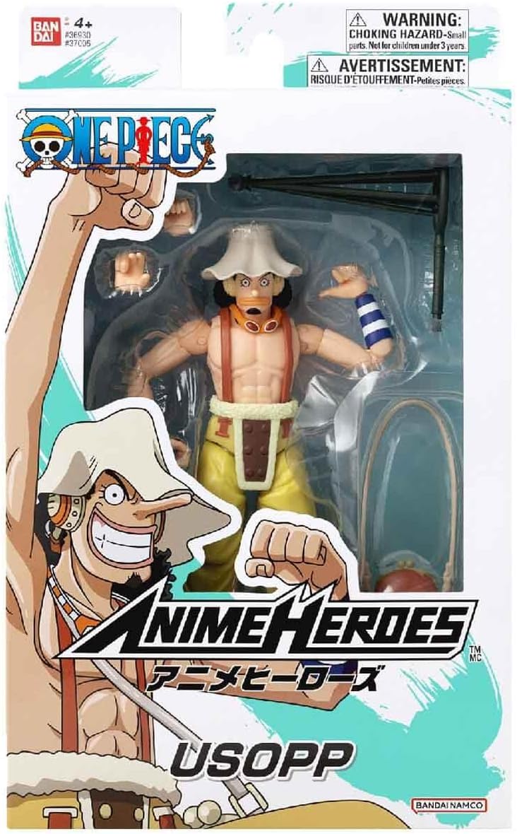 BANDAI Anime Heroes One Piece Usopp 7-Inches