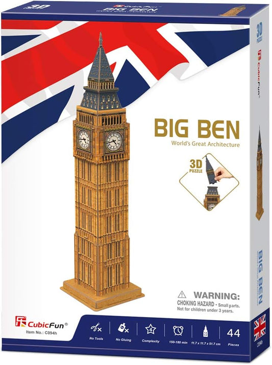 3D PUZZLE BIG BEN LONDON 44 - PIECE - Marah Kids