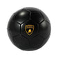 Lamborghini 2 Machine Sewing Pvc Soccer Ball - Black - Marah Kids