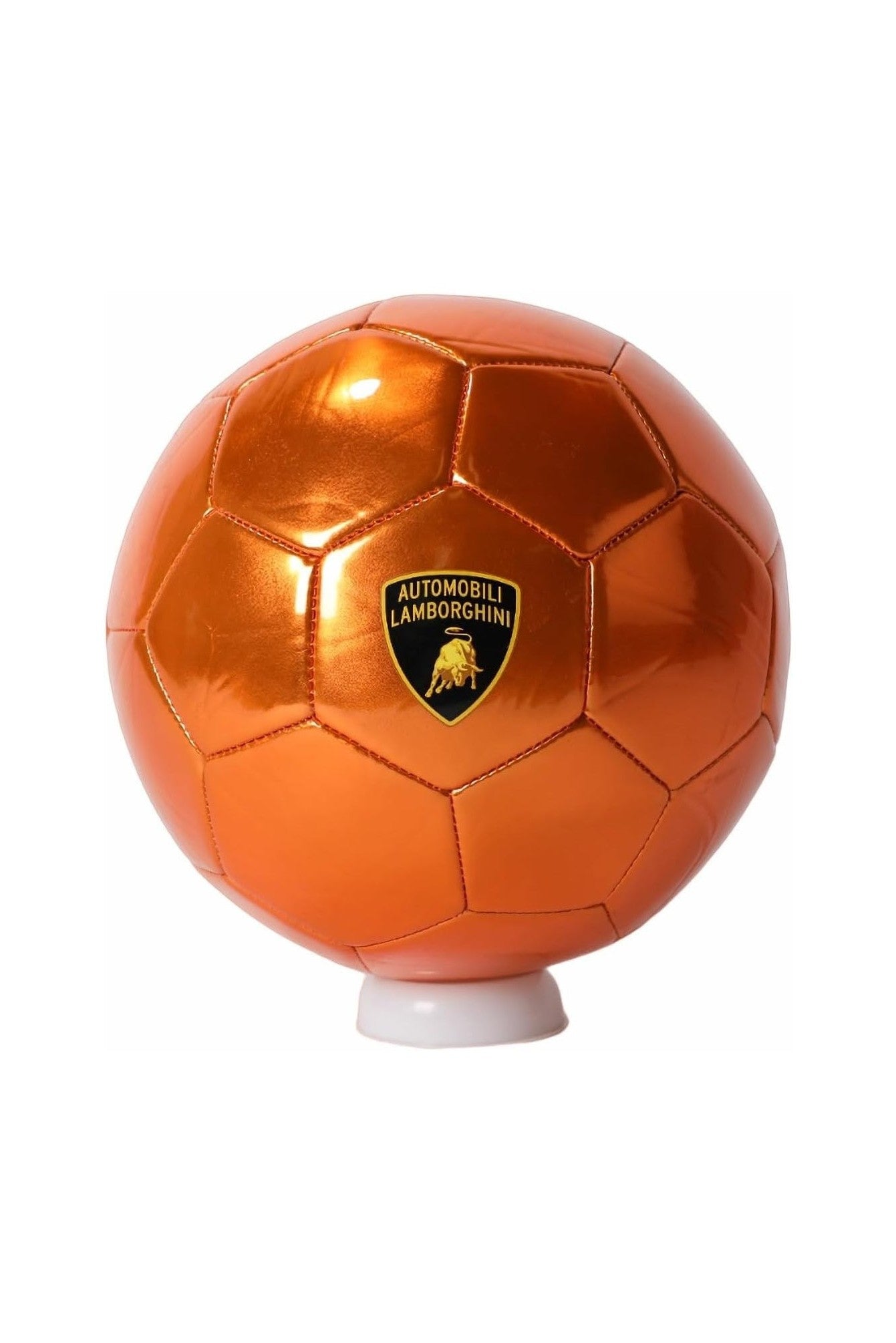 Lamborghini No.5 - Matelic Pvc Soccer Ball - Orange - Marah Kids