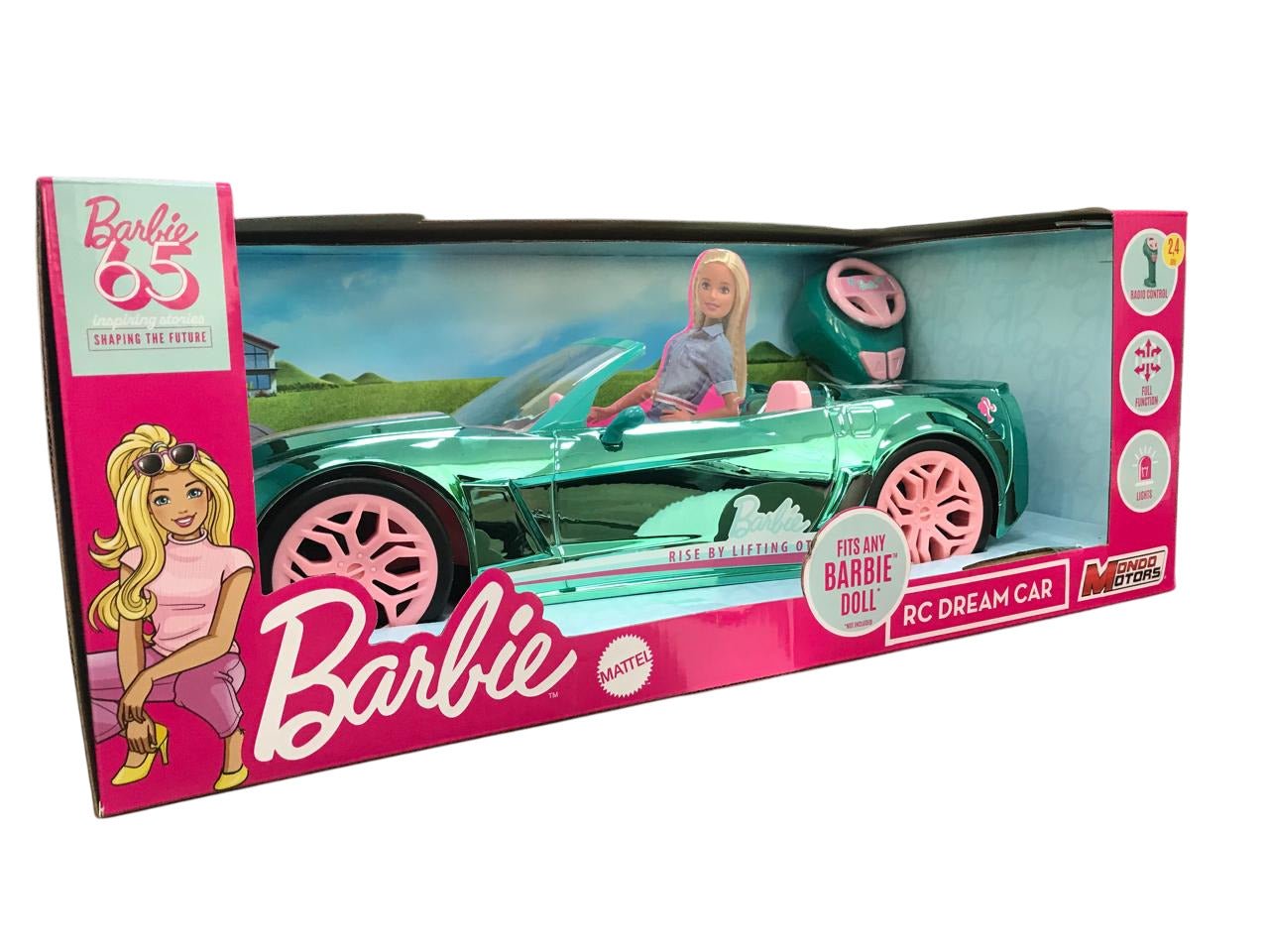 Mondo Barbie Rc Dream Car 65 Anniv. 2.4Ghz Bo - Marah Kids