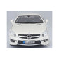 نموذج سيارة مرسيدس بنز SL 65 AMG باللون الأبيض المعدني من Bburago بمقياس 1:24 Plus