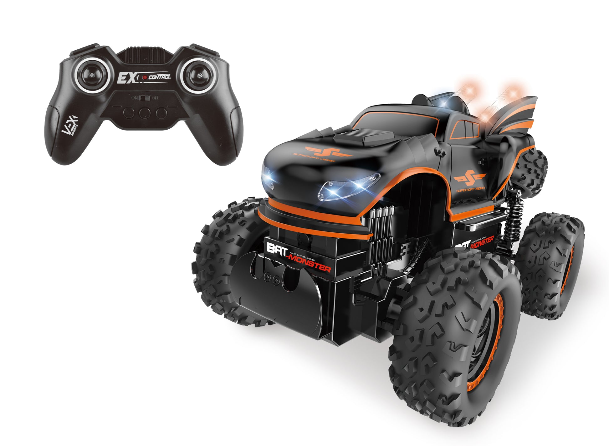 Power Joy - Power Wild Remote Control Monster Truck - Color May Vary - 1 Pc - Marah Kids