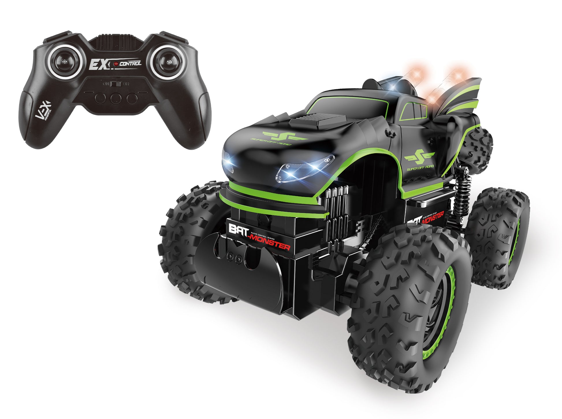 Power Joy - Power Wild Remote Control Monster Truck - Color May Vary - 1 Pc - Marah Kids