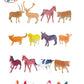 Power Joy Animal Worldz Farm Animal 6inches 4pieces