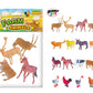 Power Joy Animal Worldz Farm Animal 6inches 4pieces