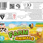 Power Joy Animal Worldz Farm Animal 4inches 6pcs
