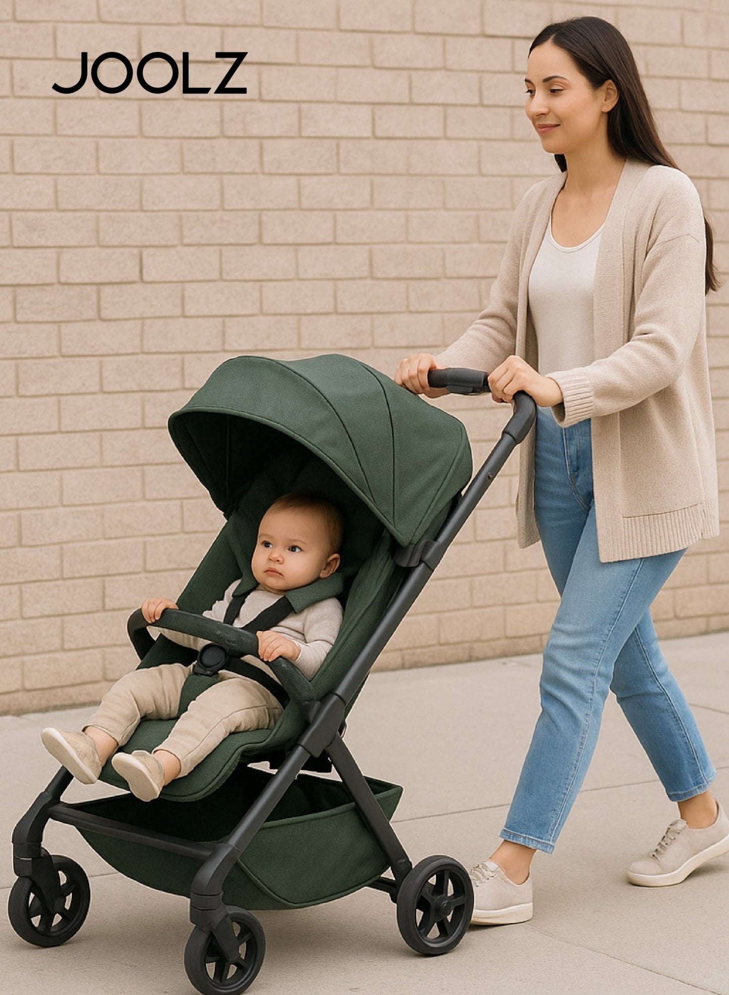 Aer² Compact Lightweight Baby Stroller 6.2kg One - Hand Fold – Forest Green - Marah Kids