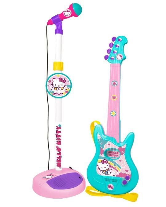 Hello Kitty Microphone And Guitar Set - Marah Kids