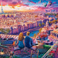 Eurographics Puzzle 1000 Paris Rooftop - Marah Kids