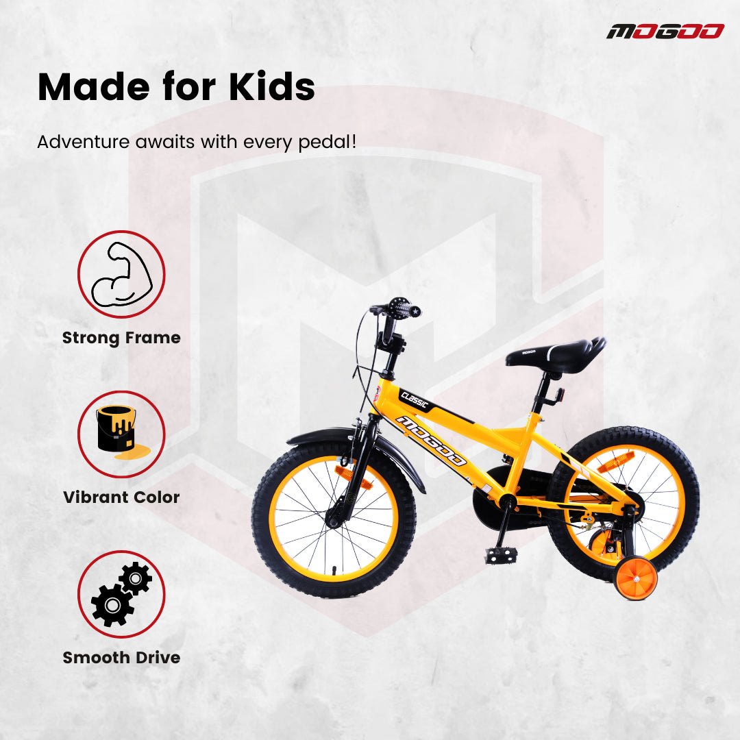 Classic 12" Kids Bicycle - Yellow