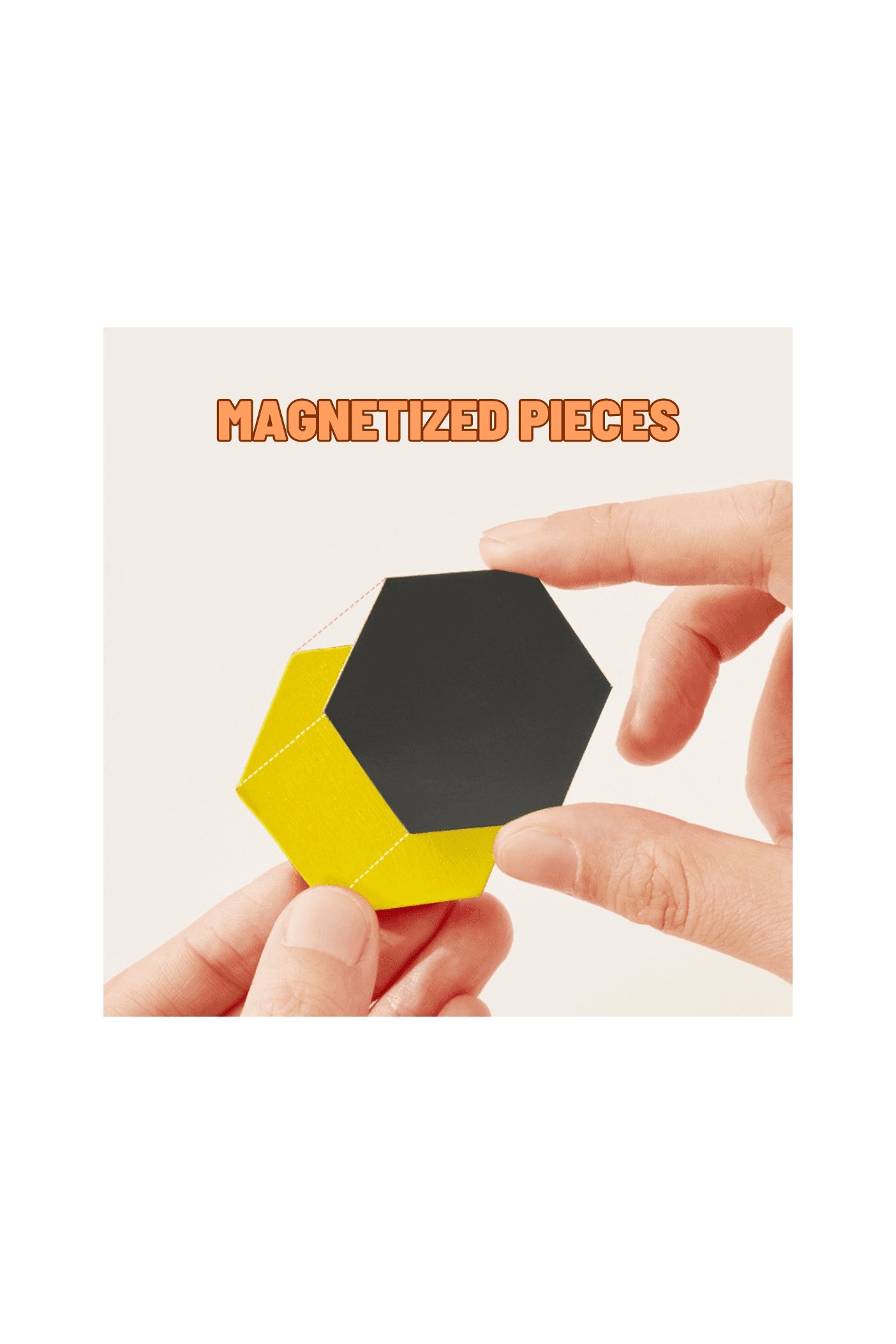Magnetic Wooden Geometry Blocks - 250 Pcs