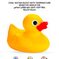 Sassy Cool Water Ducky – Floating Rubber Duck for Fun & Safe Bath Time – 0+ Months - Marah Kids