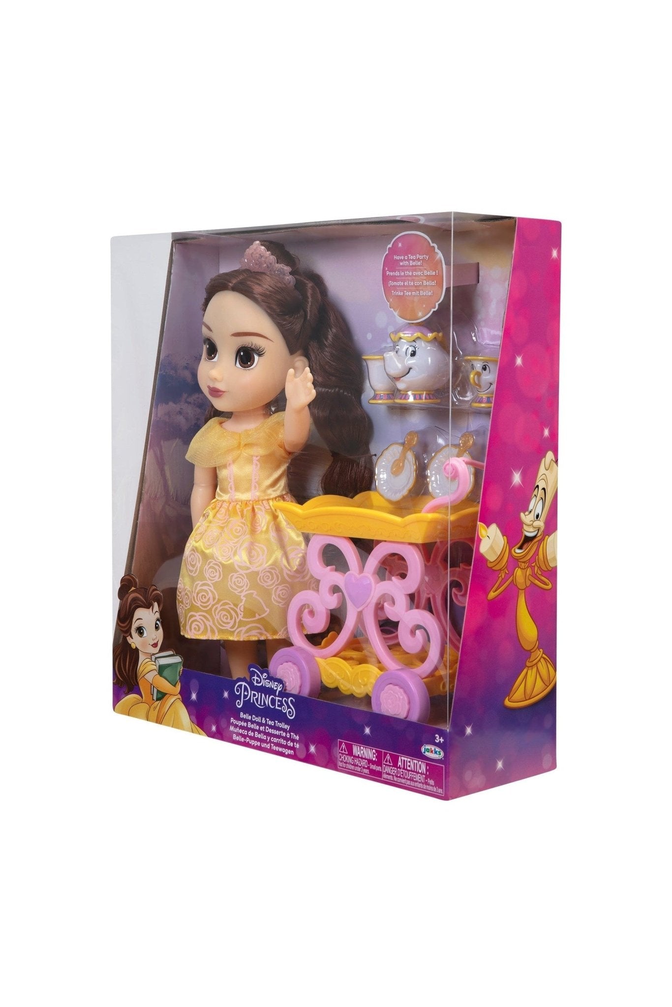 Disney Princess Belle With Tea Trolley Set - Marah Kids